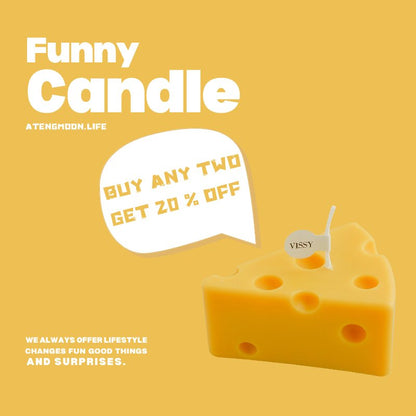 FUNNY CANDLE® - Cheese Candle - Atengmoon.life