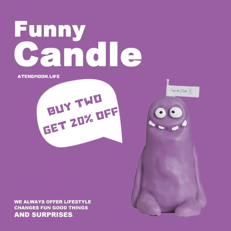 FUNNY CANDLE® - Lovely Familly - Atengmoon.life