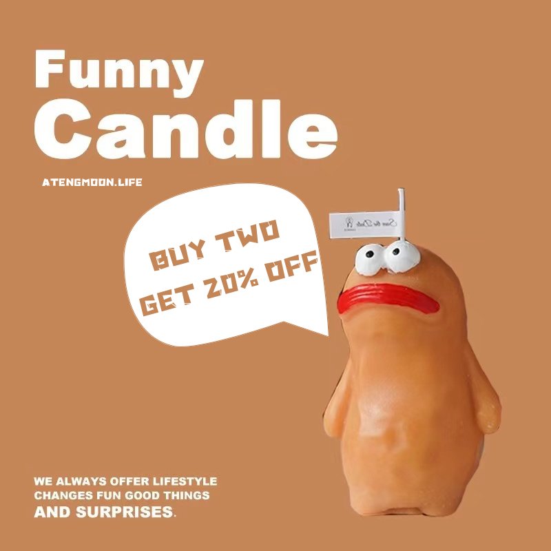 FUNNY CANDLE® - Lovely Familly - Atengmoon.life