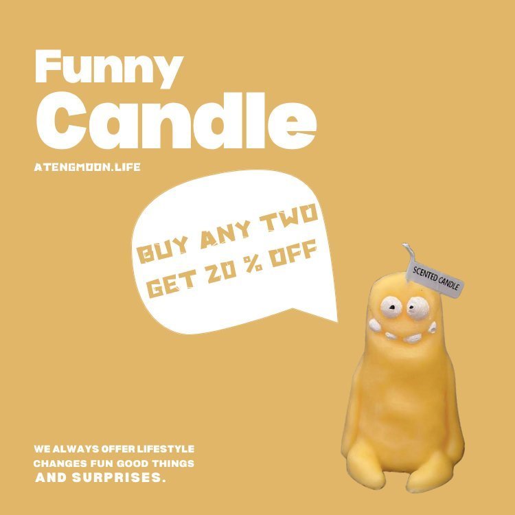 FUNNY MONSTER CANDLE® - TOM & JERRY - Atengmoon.life