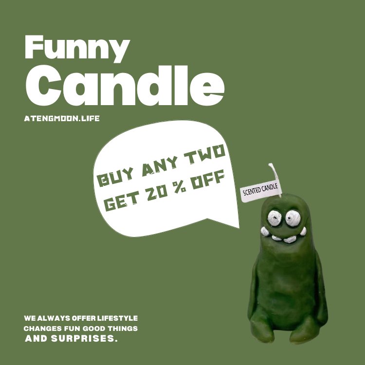 FUNNY MONSTER CANDLE® - TOM & JERRY - Atengmoon.life