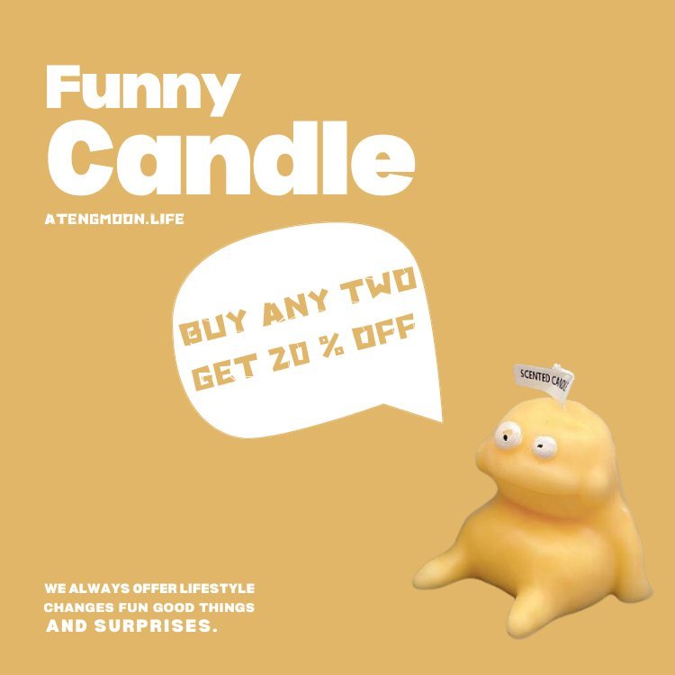 FUNNY MONSTER CANDLE® - TOM & JERRY - Atengmoon.life