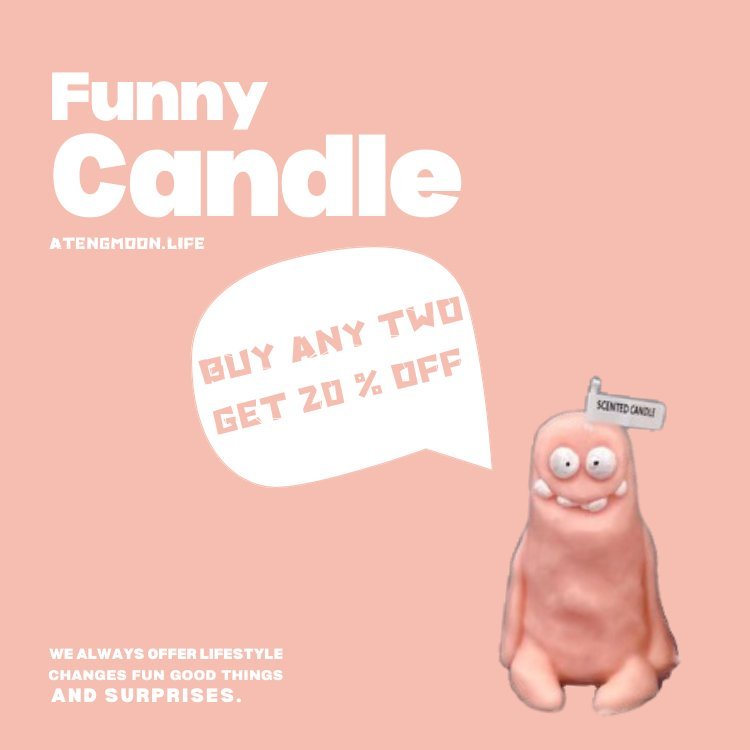 FUNNY MONSTER CANDLE® - TOM & JERRY - Atengmoon.life