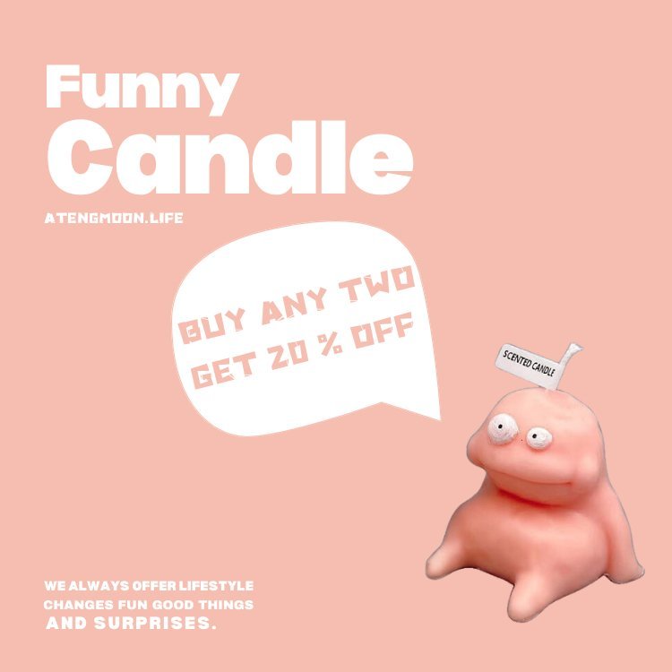 FUNNY MONSTER CANDLE® - TOM & JERRY - Atengmoon.life