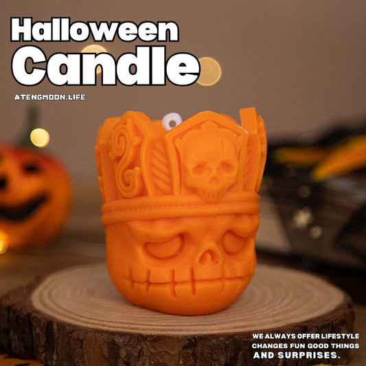 Halloween Crown Skull Candle® - Atengmoon.life