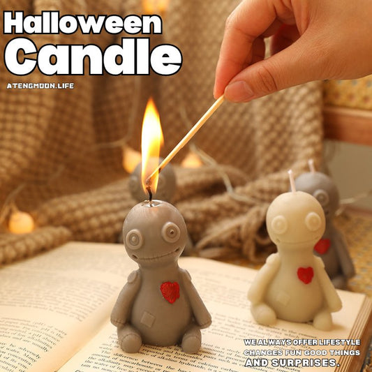 Halloween Cursed Doll Candle® - Atengmoon.life