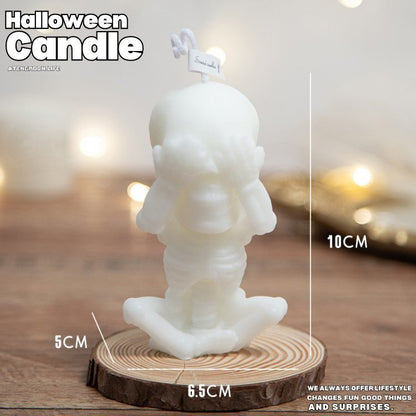 Halloween Funny Face Skeleton Candle® - Atengmoon.life