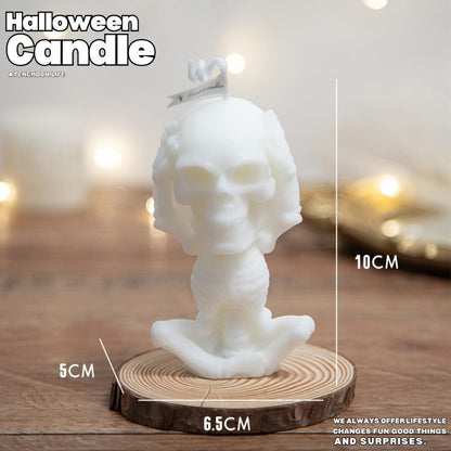 Halloween Funny Face Skeleton Candle® - Atengmoon.life